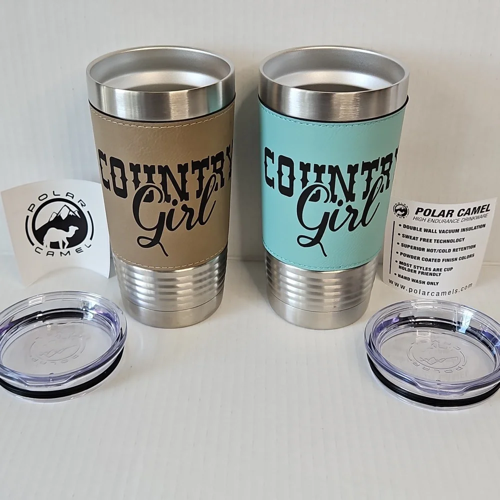 Polar Camel COUNTRY GIRL Tumblers, Set Of 2